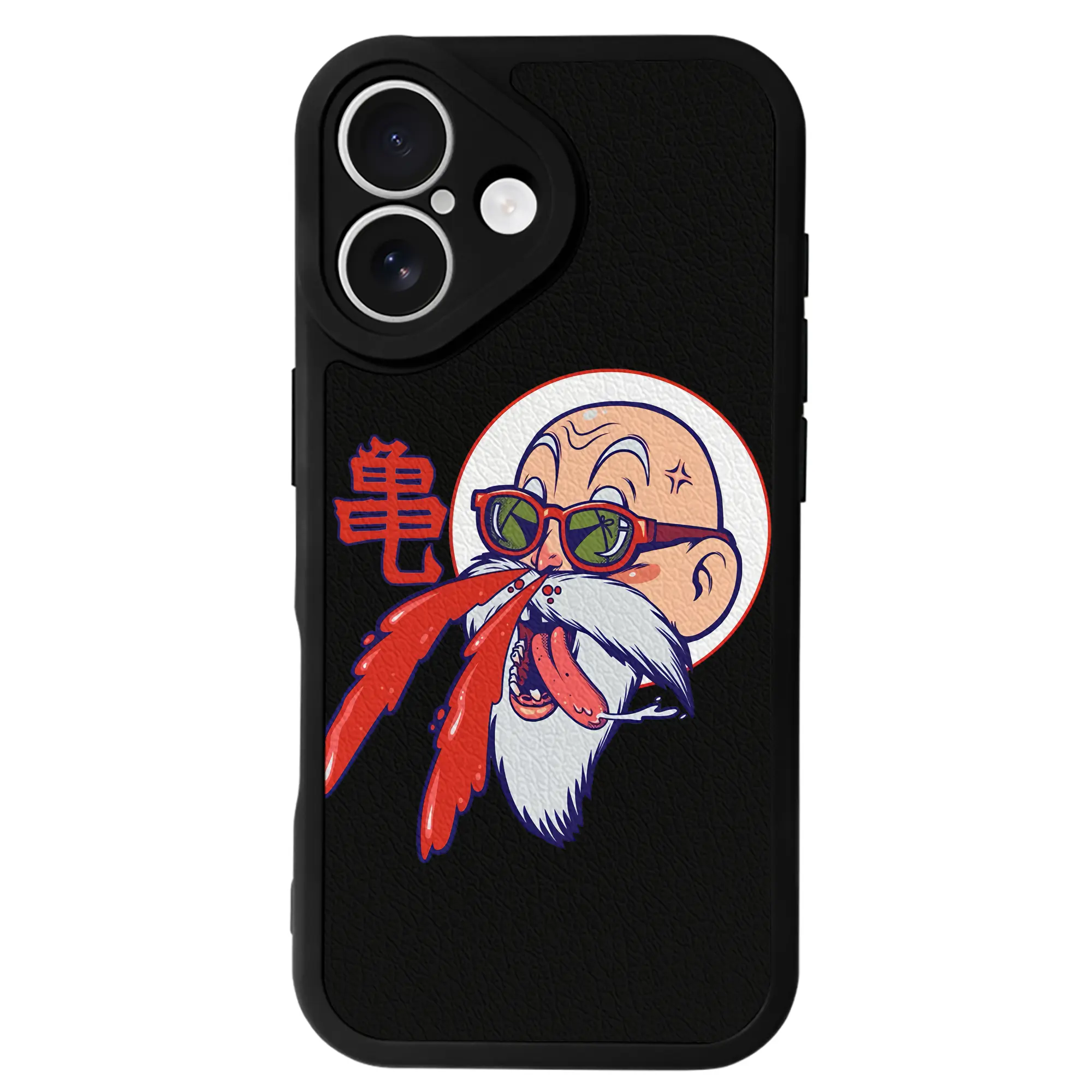 ドラゴンボール グッズ 亀仙人 - IPhone 16シリーズ対応 ・ シリコンスマホケース ・ レザー調 ・ 高精度フィット ・ 耐衝撃 ・ ワイヤレス充電対応 ・ 精密カット